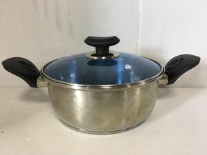 両手鍋 鍋　調理器具　蓋付き鍋　
