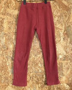 * beautiful goods * west pine shop Kids stretch pants jeggings sombreness red 120