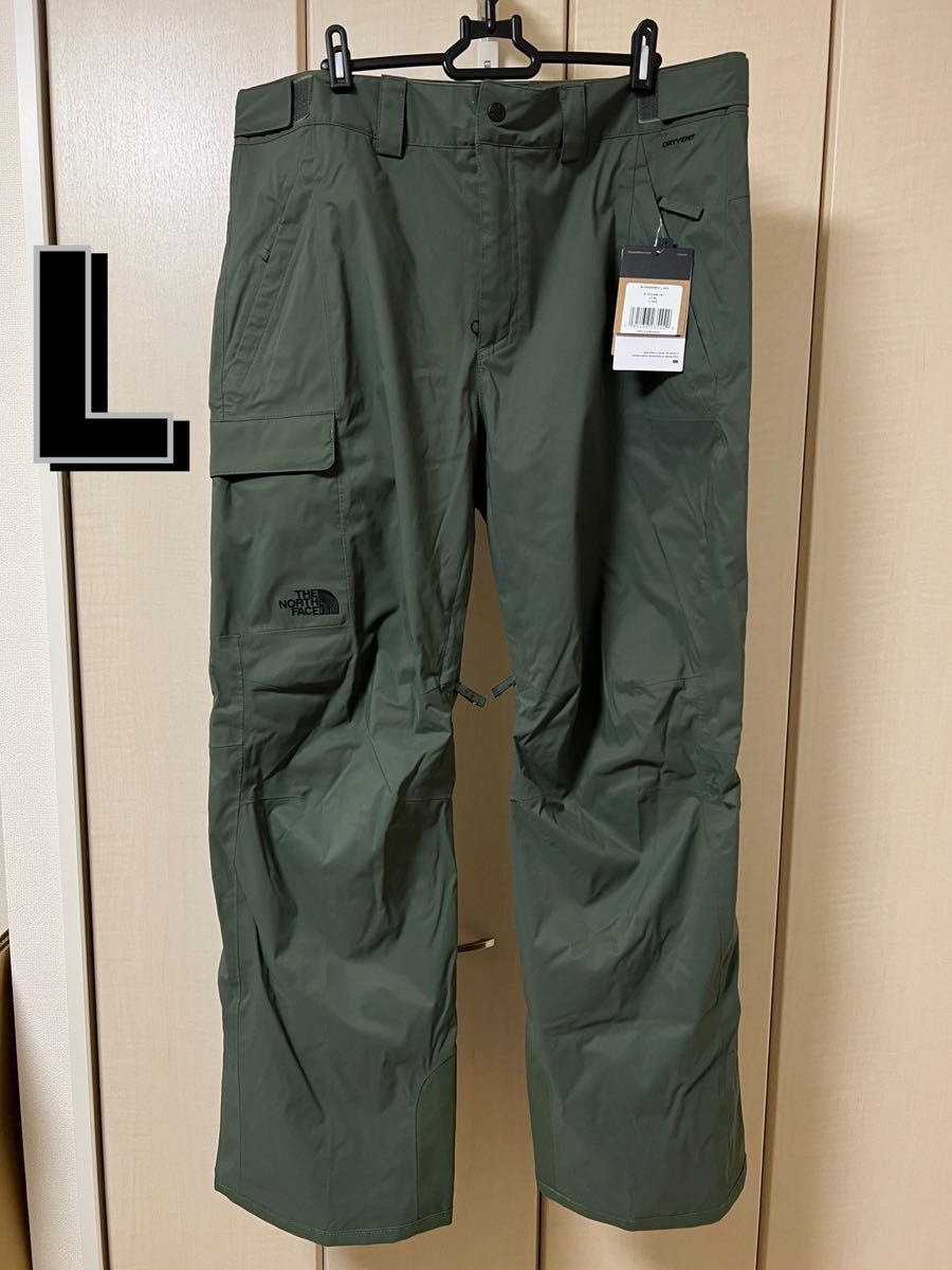 ノースフェイス スキーウェア ゴアテックス パンツ 黒 ロゴ XL