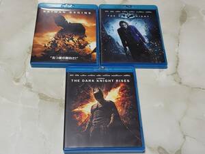 バットマン ビギンズ・ダークナイト・ダークナイト ライジング ３作セット クリスチャン・ベール Blu-ray