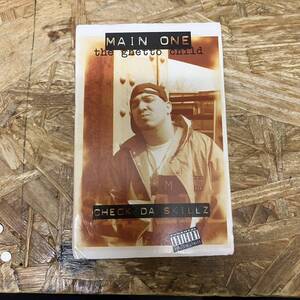 イ HIPHOP,R&B MAIN ONE - CHECK DA SKILLZ INST,シングル TAPE 中古品