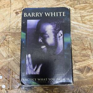 オ HIPHOP,R&B BARRY WHITE - PRACTICE WHAT YOU PREACH INST,シングル TAPE 中古品