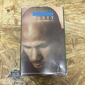 オ HIPHOP,R&B SNOMAN - MONEY (GET PAID) INST,シングル!! TAPE 中古品