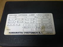 HAMAMATSU HOLLOW CATHODE LAMP L233-29NB(管理番号G横)_画像2