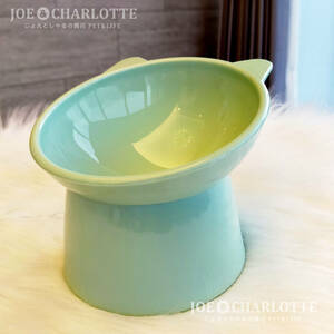 [ green 1 point ] high capacity cat dog hood bowl pet tableware bite bait inserting watering bait plate green 