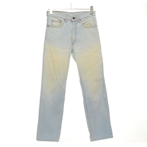 〇370504 LEVI'S リーバイス デニムパンツ ジーンズ ジーパン 515-0217 サイズ30 コットン 古着色落ち メンズ ブルー