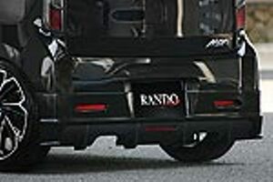 乱人 ムーヴカスタム LA100S リアハーフスポイラー 未塗装 RANDO RANDO Style 乱人スタイル