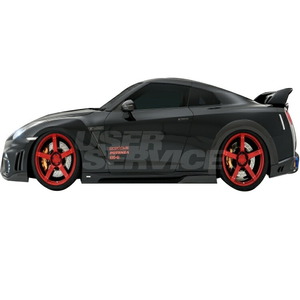 ロウェン GT-R GTR R35 中期 サイドステップ FRP 未塗装 1N001J50 ROWEN WORLD PLATINUM ワールドプラチナム