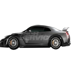 ロウェン GT-R GTR R35 前期 サイドステップ FRP 未塗装 1N001J50 ROWEN WORLD PLATINUM ワールドプラチナム