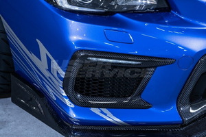 ロウェン WRX STI DBA-VAB 後期 サイドダクトエクステンション Wet Carbon クリア塗装済 1S010E31 ROWEN プレミアムエディション