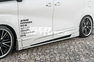 ロウェン ヴェルファイア 30系 前期 サイドパネル ABS 未塗装 1T018J00 ROWEN JAPAN PREMIUM ジャパンプレミアム