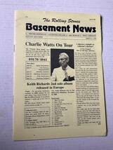 ローリングストーンズ ファンジン ベースメントニュース the Rolling Stones.Basement News.1992年4月号 #4_画像1