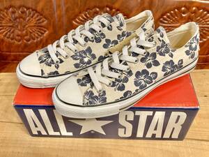 ★☆希少レア!converse ALL STAR ELBAホワイト/ネイビー 9 27.5cm コンバース オールスター 白/紺 USA ビンテージ デッド チャック 226☆★