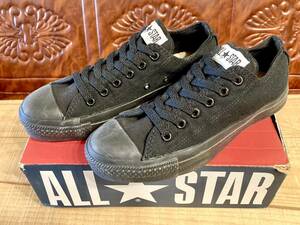 ★☆90s!USA!希少レア!!コンバース ALL STAR MONOCHROME 24.5cm 黒 converse オールスター ブラック モノクロ デッド ビンテージ 228☆★