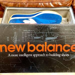 ★☆90s!希少レア!new balance CM320 6.5 24.5cm ロイヤルブルー ニューバランス 青/白 NB ビンテージ デッドストック 216☆★の画像8