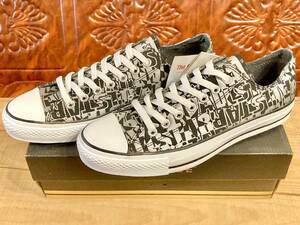 ★☆希少レア!!converse ALL STAR TYPE-SLV OX 9.5 28cm コンバース オールスター タイプライター 黒 シルバー ビンテージ デッド 218☆★