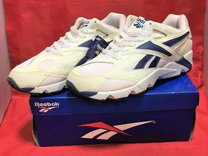 ★☆90s!希少レア!リーボック Aztrek Plus 1-26011 白/紺 9.5 27.5cm Reebok アズトレック プラス ランニング デッド ビンテージ 192☆★