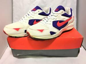 ★☆90s!希少レア!!NIKE AIR ICARUS 9.5 27.5cm ホワイト/レッド/パープル ナイキ イカルス 白/赤/紫 デッド ビンテージ 192☆★