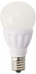 オーム電機 LED電球 小形（60形相当/787lm/6.4W/電球色/E17/全方向配光240°/密閉器具対応/断熱材施工器具対応） LDA6L-G-E17