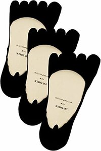 [AFROMARKET] 5本指靴下 レディース ソックス インビジブルソックス 浅履き フットカバー くるぶしソックス