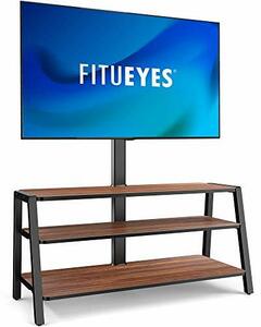 FITUEYES テレビスタンド オーディオラック マウント付き 37～70インチテレビ対応 幅100cm 耐荷重35kg 高さ調節可能 大容量収納