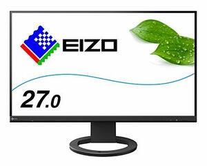EIZO 27.0型フレームレスモニターFlexScan EV2760-BK(2560×1440/アンチグレアIPS/疲れ目軽減/