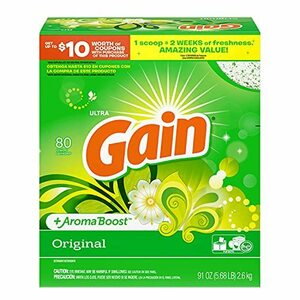 【GAIN】ゲイン洗濯洗剤（オリジナル）粉末 80回分（2.57kg 91oz）