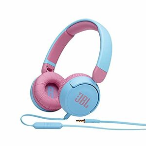 JBL JR310 子供向け ヘッドホン 音量制御機能搭載/カスタマイズシール付属/リモコンマイク付き ライトブルー/ピンク 2021年モデル