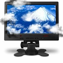 OOSSXX 7インチモニター TFT-LCDモニター 16：9 液晶 140°（H）×160°超薄 1024×600ディスプレイ AV/VGA/HDMI入力 携帯用のTFT LCD_画像1