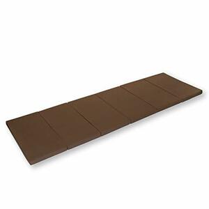 a-kem height hardness six . folding mattress semi single small 60cm width Brown BS-6SSSBR
