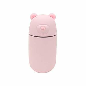 USBポート付きクマ型ミニ加湿器「URUKUMASAN(うるくまさん)」 ピンク