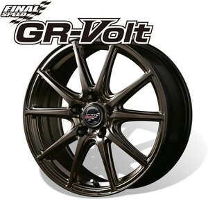 MID ファイナルスピード GR-Volt ジーアールボルト (ハイメタブロンズ) アルミホイール1本 18×7.0J 5H PCD114.3 +48