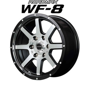 MID ロードマックス WF-8 (セミグロスブラック＋リム＆ディスクポリッシュ) アルミホイール 4本セット 16×7.0J 5H PCD114.3 +35