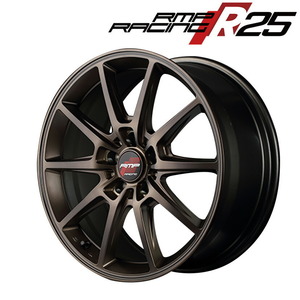 MID RMP RACING R25 (クラシカルブロンズ) アルミホイール1本 16×6.0J 4H PCD100 +43