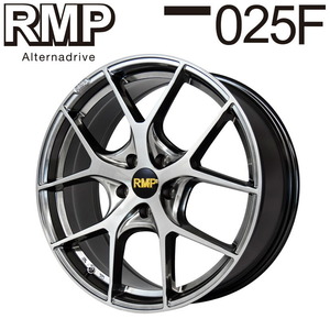 MID RMP 025F (ハイパーメタルコート/ブラッシュドフィニッシュ) アルミホイール 4本セット 20×8.5J 5H PCD114 +38