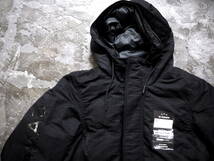 極少入荷 22AW/NY購入 BLACK/L/NIKE DOUBLE ZIP 'CAMPIONE' Down Fill Parka Hooded Jacket ''SHIELD LABEL''/Mods coat/ダウン_画像7