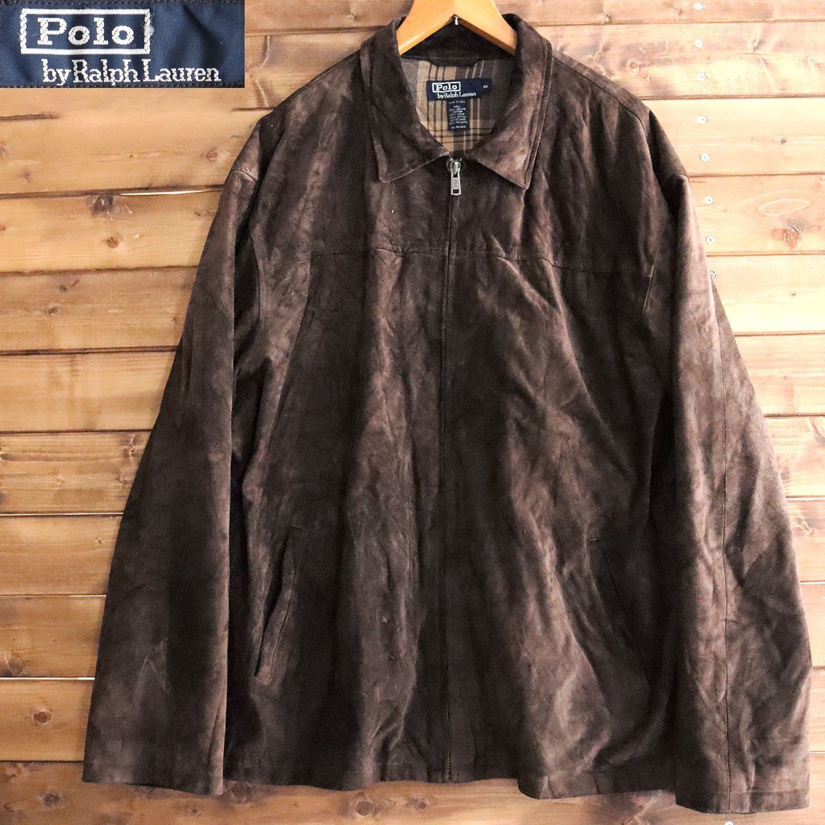 ラルフローレン #皮ジャン #グリーン #大きいサイズ 【限定販売】 - xl