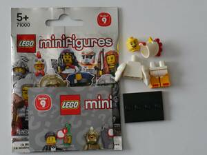 【開封未組立】LEGO レゴ ミニフィグ シリーズ９ NO.7 チキンの着ぐるみを着た男 Chicken Suit Guy minifigures series 9●