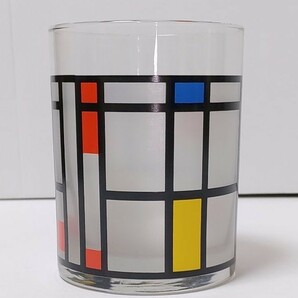 2019 限定品2点セット MoMA アーティストプロダクト Mondrian モンドリアン タンブラー グラス コップ※未使用品/デッドストック/稀少品の画像2