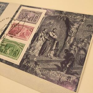 Art hand Auction ○ [Free Shipping] 1992 Columbus Painting Overseas Stamp Sheet Post Spain America Set 1 Vintage Antique Retro, antique, collection, Printed materials, others