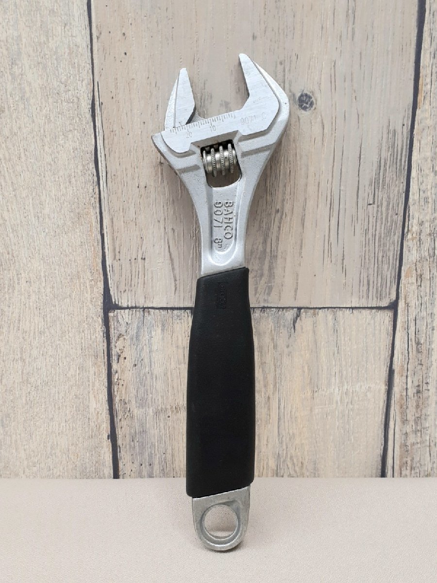 期間限定特別価格 BAHCO バーコ Adjustable Wrench with Thermoplastic Handle and Pipe  Grip パイプレンチ