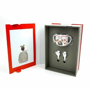  Leo * Leo ni Frederick a bit ..... mouse. is none melamin gift set baby tableware red 