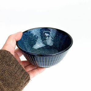 PEANUTS スヌーピー インディゴライスボール ごはん茶碗 キッチン用品 グッズ 日本製の画像4