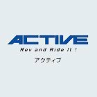 アクティブ(ACTIVE) オイルクーラーサイドボルトセット(ワッシャー/ラバー付) 上下ステー 10ROW 1PC