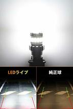 OXILAM T16 LED, バックランプ 爆光 後退灯 キャンセラー内蔵 Canbus T15 W16W バックランプ 無極性 ランプセット ホワイト_画像4