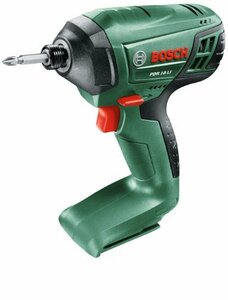 ボッシュ(BOSCH) 18V コードレスインパクトドライバー (本体のみ、バッテリー・充電器別売り)