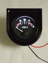 yiteng 自動車 高感度 52mm 電圧計 ボルトゲージメーター 電源の電圧 測定 電圧表示 8-16v_画像2