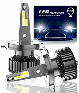 LIMEY led H4 LEDヘッドライト H4LEDヘッドライト Hi/Lo 車検対応 バイク 車 ハイブリッド車 EV車 トラック コンパクト 高輝度 爆光