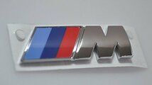 BMW純正 M フロントフェンダー エンブレム クローム 51148058881_画像2
