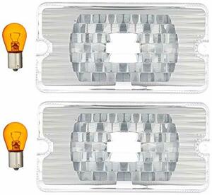 ジェットイノウエ(JET INOUE) 中間サイドランプレンズ 反射板付Bタイプ 左右セット 高さ30mmレンズ用 バルブ付 トラック